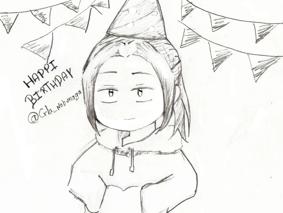 Crla_Nobunaga's tweet photo. No suelo dibujarme nada por mi cumple, me pare a pensarlo un poco y dije ¿Porque no?

Happy Birthday to me. https://t.co/KkYziN5M9T