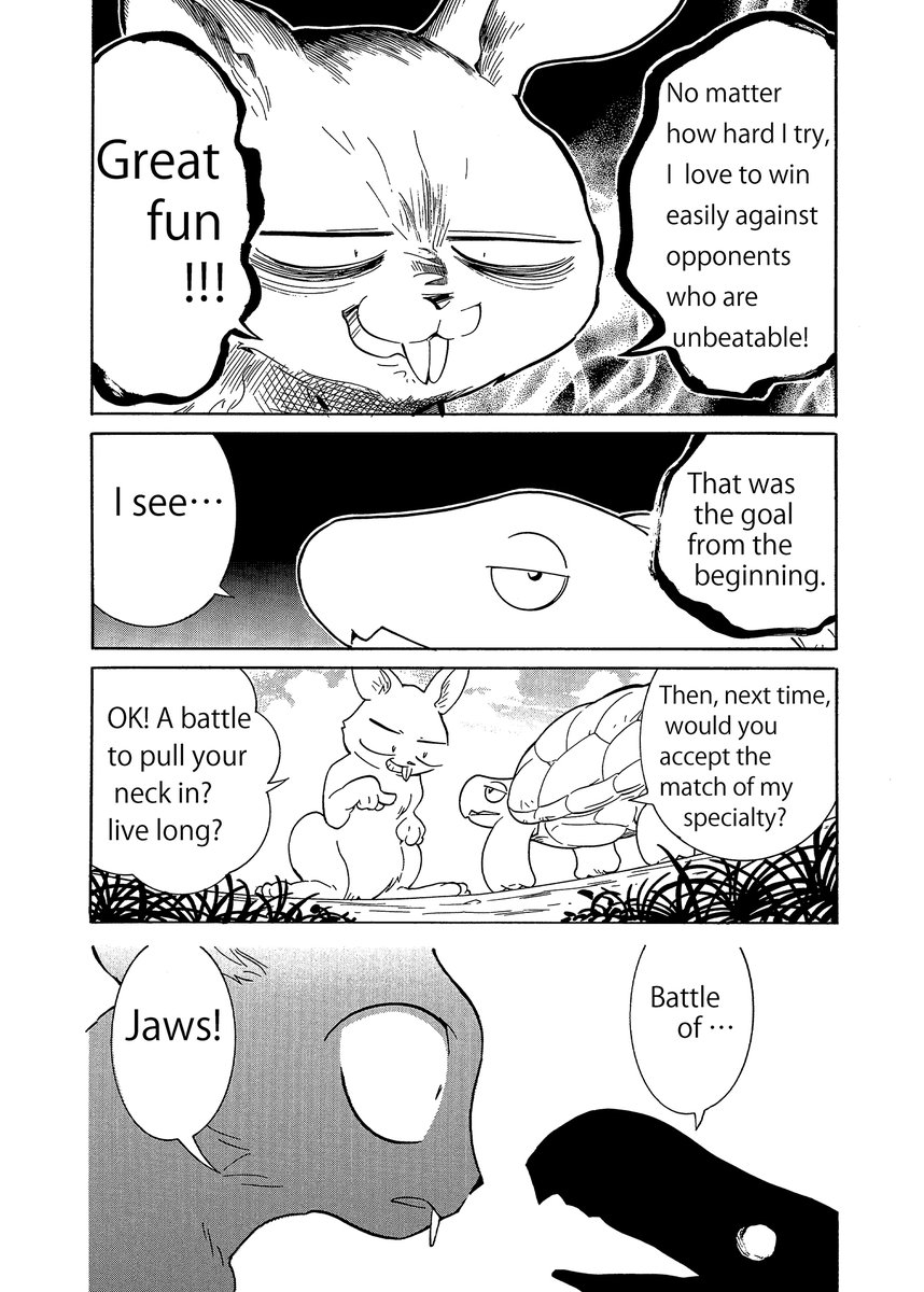 The story of the second round of the rabbit and the turtle. (free comics)