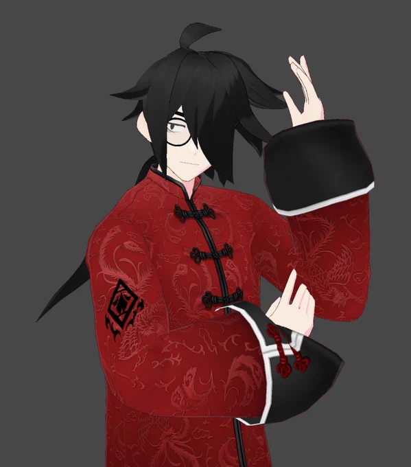 #VRoid いい感じ(服はまだできてない) 