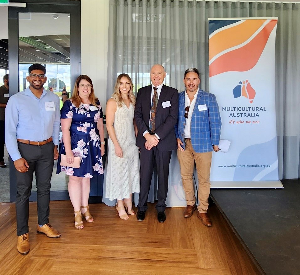 Honored to be invited to the opening of the new Multicultural Australia Community Space at the Brighton Homes Arena in Springfield today. A fabulous community partnership for the residents of Greater Springfield and surrounds to all feel welcomed and supported in our region.