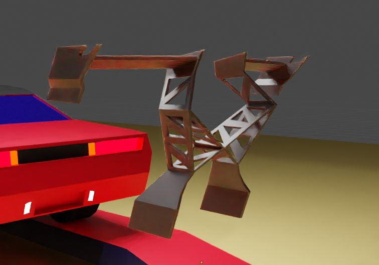 bloxy_crazy's tweet photo. I made a spoiler btw... It seems weird because it is set on such a car lol! I haven't made a track based car yet, it would look so cool on that!
Made from a plane.
What do you think @Loocosgarage @ModellerCooIest @Hondaodyssey3?
#3d #blender #lowpoly #carmodelling https://t.co/jgKNMP3c9P