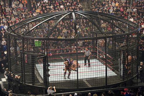 2000s_WWE's tweet photo. Which Elimination Chamber do you like more? https://t.co/wNZBpyjl8E