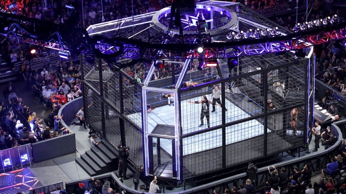 2000s_WWE's tweet photo. Which Elimination Chamber do you like more? https://t.co/wNZBpyjl8E