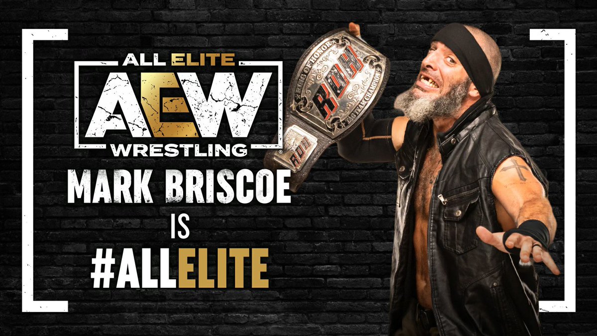 Mark Briscoe earned his second win on TBS on #AEWDynamite tonight, and now it's official:
Mark Briscoe is All Elite!

Congratulations <a href="/SussexCoChicken/">Mark Briscoe</a>!