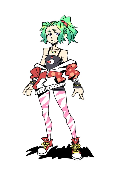 i enjoy something. i add terra to it. heres an idea for how terra might look in twewy 