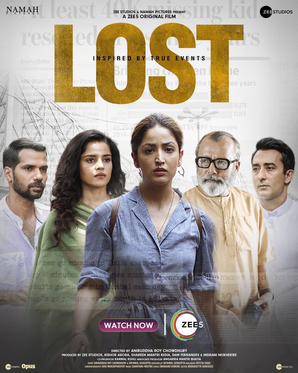 The choice is simple, believe the system or set out to find the truth yourself. #LostOnZEE5, watch now

#Lost #ZEE5 #TruthIsNeverLost

@ZEE5India @yamigautam @ZeeStudios_ @aniruddhatony #PankajKapur @R_Khanna @neilbhoopalam @PiaBajpai @tusharpandeyx @namahpictures @shariqpatel