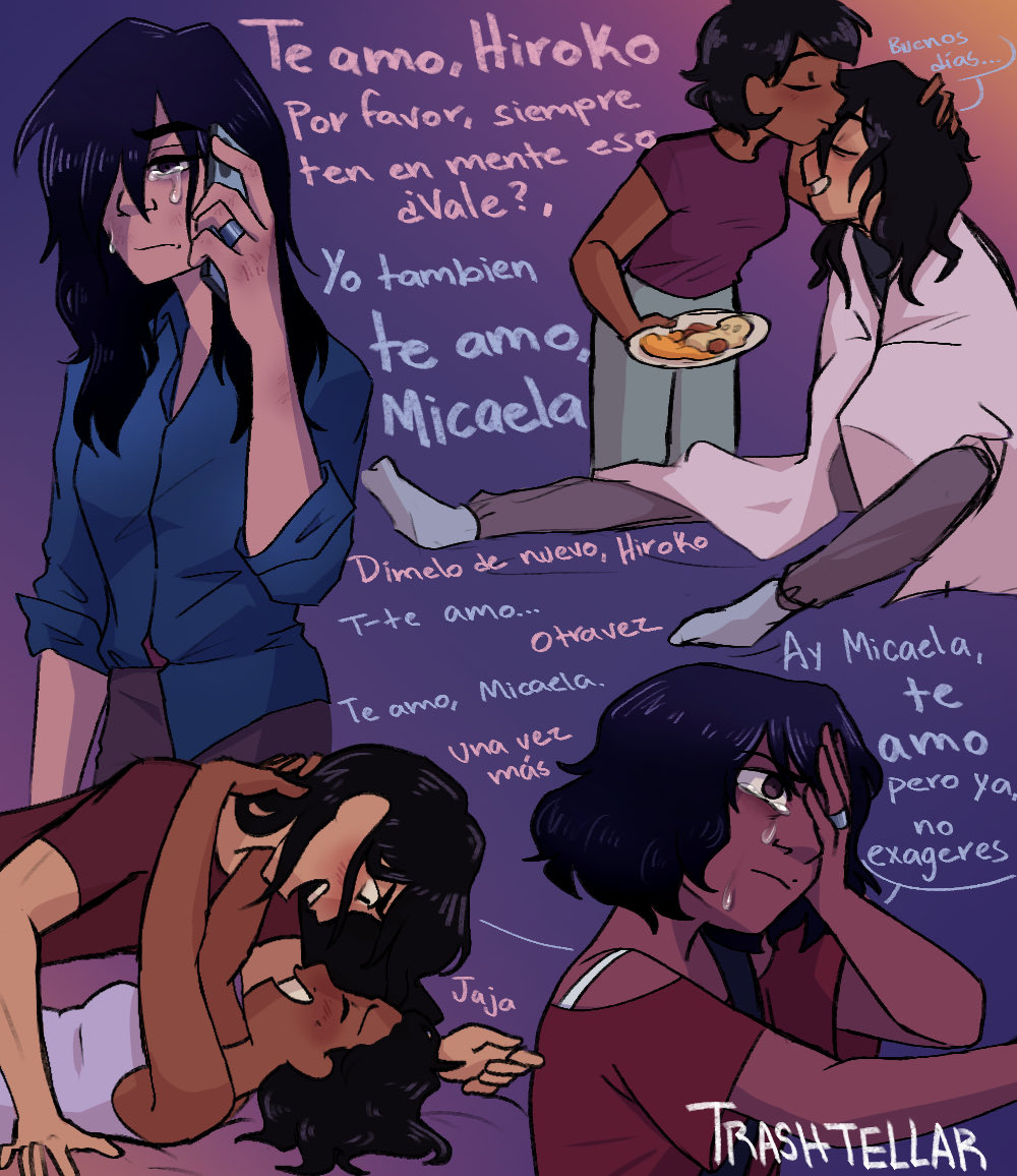 Trashtellar's tweet photo. Más de Recuerdos Del Primer Amor en Genderbend:D Escrito por @OnlyDarkness1 , que por cierto, hoy cumple años👁

#higuel #hiroguel #genderbend #markyle https://t.co/3tYN7rfSQI