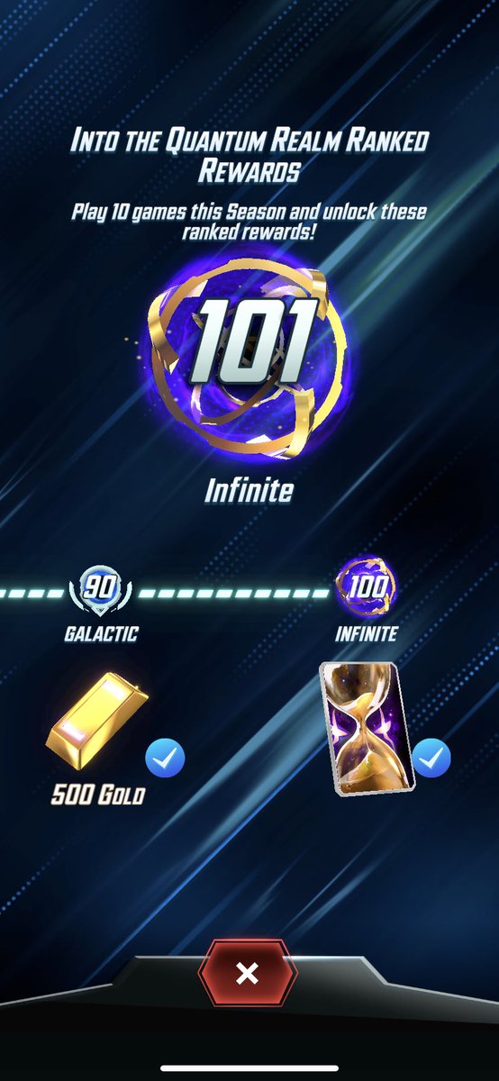 henroguee's tweet photo. Just hit Infinite for the 2nd season in a row now with the THANJAW deck I saw posted on Twitter the other day. This deck is absolutely cracked, I went from 94-101 in 2 freaking hours! #MarvelSnap @SnapDecks @MARVELSNAP https://t.co/AxKSYEAJKB