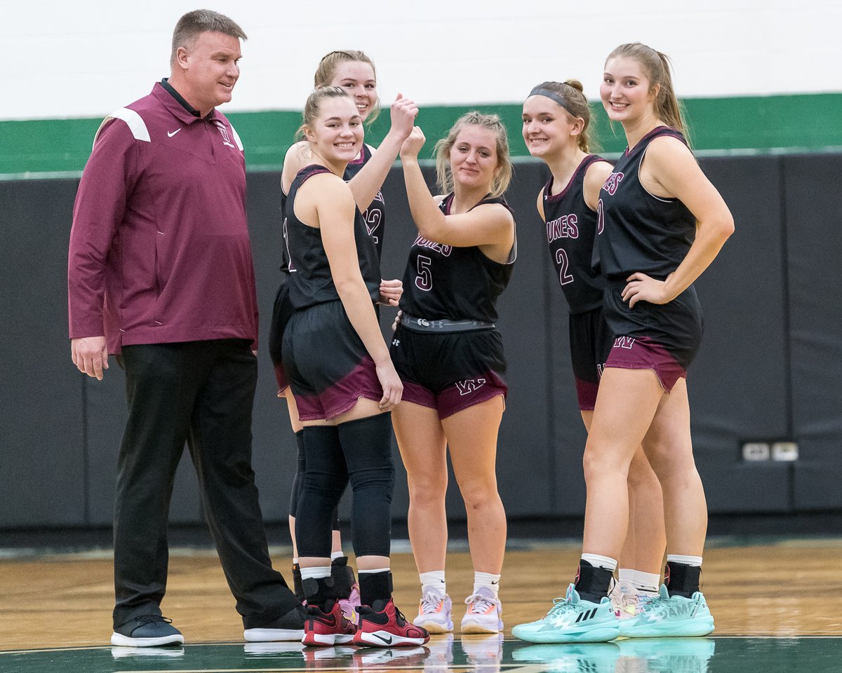 Smiles before the start of action down at Smithville tonight. The Dukes close out the 2022-2023 season falling to the Smithies in playoff action. <a href="/GundertSavannah/">savannah gundert</a> <a href="/brookelehmkuhl8/">brooke</a> <a href="/lilyoswald21/">Lily Oswald</a> @HopeDudziak <a href="/pickeri5/">Mallory Pickering</a> <a href="/_taylormorris24/">tay ❤️‍🔥</a> <a href="/mjlehmkuhl/">morgan lehmkuhl</a> <a href="/whsladydukes/">Wellington Lady Dukes Basketball</a> <a href="/WEVSD_sports/">Wellington Sports</a>