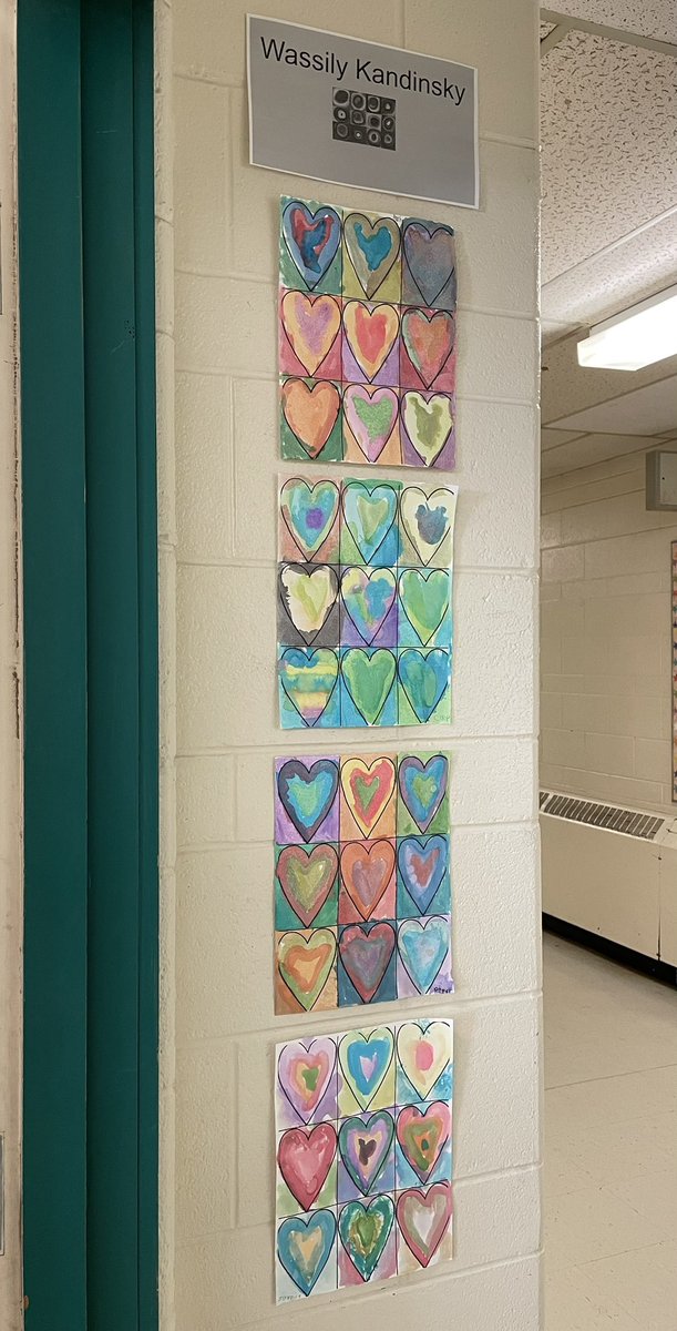 PascoecLea's tweet photo. February art inspired by 2 famous and inspiring artists. https://t.co/AmlU1YZ5ej