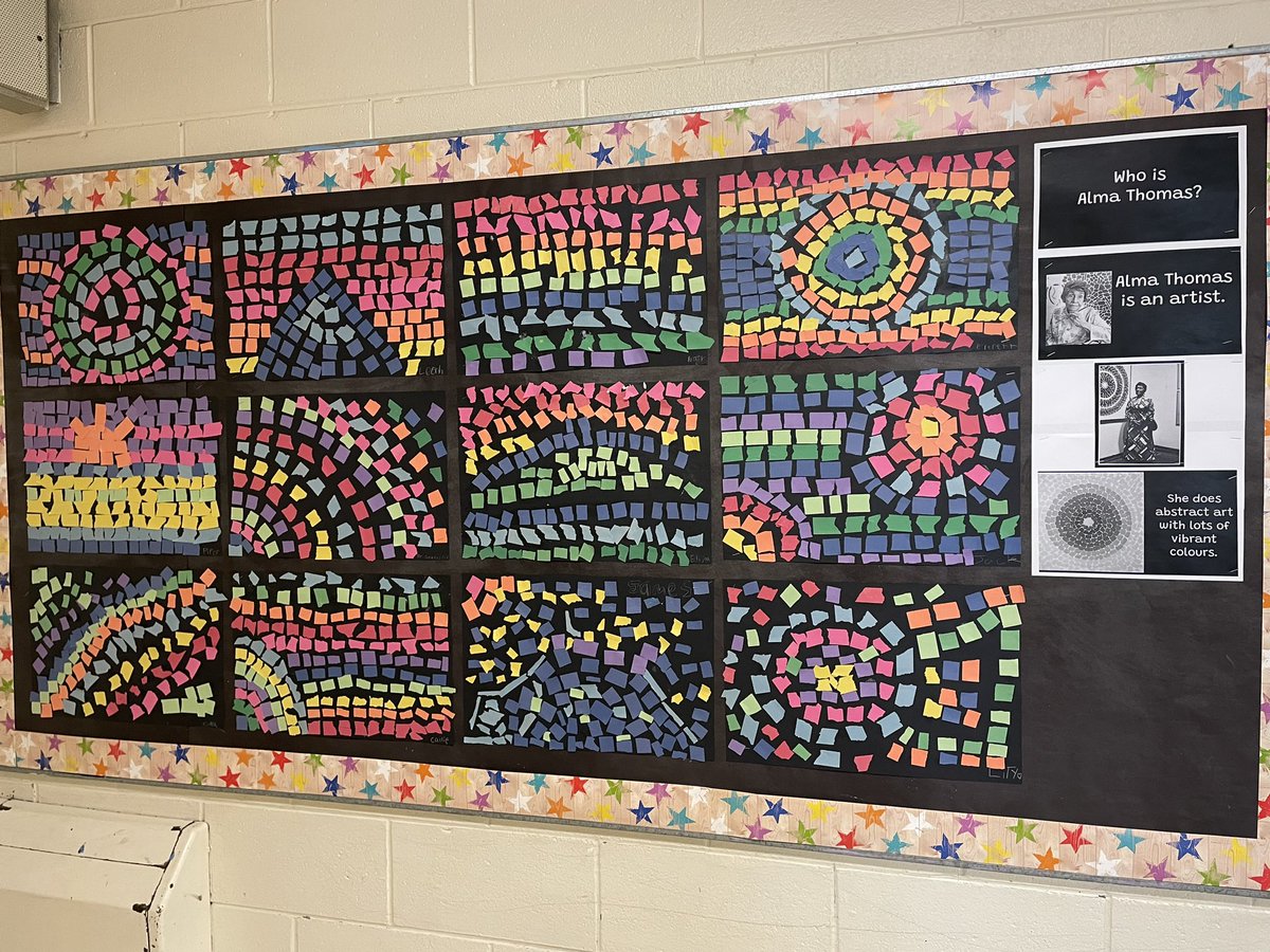 February art inspired by 2 famous and inspiring artists.