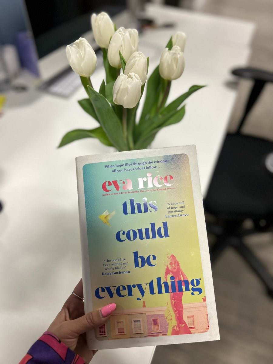 A very very happy publication day to the gorgeous <a href="/EvaRiceAuthor/">Eva Rice</a> on her equally gorgeous novel #ThisCouldBeEverything - a story about hope which feels exactly like what we all need today! @Clareaux <a href="/justine_gold/">Justine Gold</a>