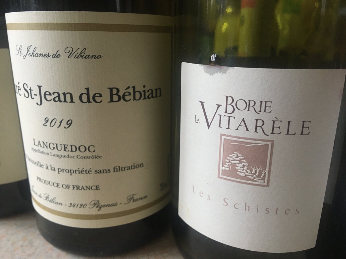 Jeremyonwine's tweet photo. Few recent empties - the #Bebian was super and the #StChinian from #BorieLaVitarele was good. Fan also of the #Beauregard white #burgundies &amp; #Filetta always works well #wine #vin #vino cheers! https://t.co/WfP4UiinEE