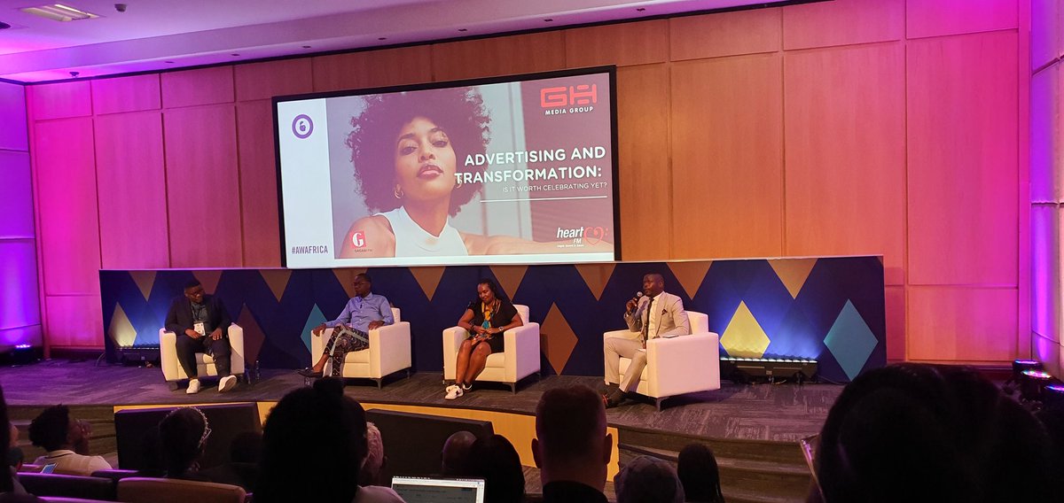MerissaBHimraj's tweet photo. Interesting conversation around industry transformation in marketing, advertising and media at #AWAFRICA https://t.co/lghtO3tIlo