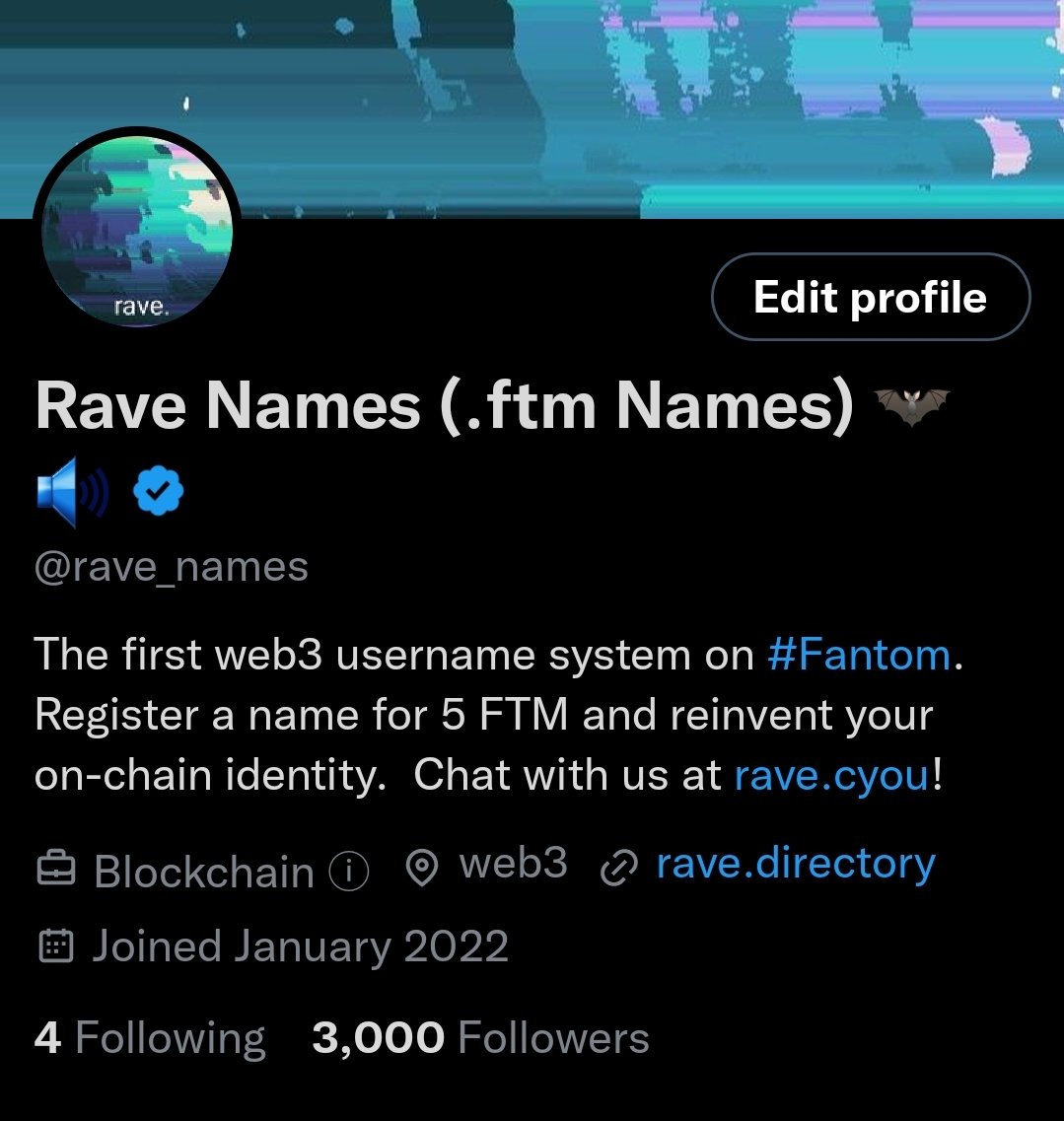 Rave Names (.ftm Names) 🦇🔊 tweet media