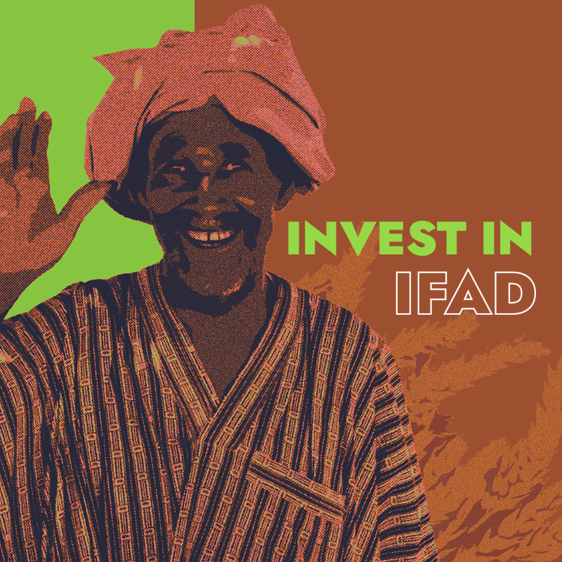IFAD's tweet photo. Hunger and poverty are never a choice.

But world leaders have the power to decide: do we respond to crisis after crisis or do we invest in a resilient future for all?

It’s time to #InvestInRuralPeople. See the difference it makes 👇