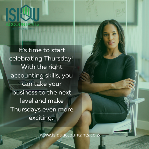 IsiquAccountant's tweet photo. Ah, Thursdays. You know what that means! 
Time to look back at the week and reflect on all of your accomplishments. https://t.co/YPoLNlplsC