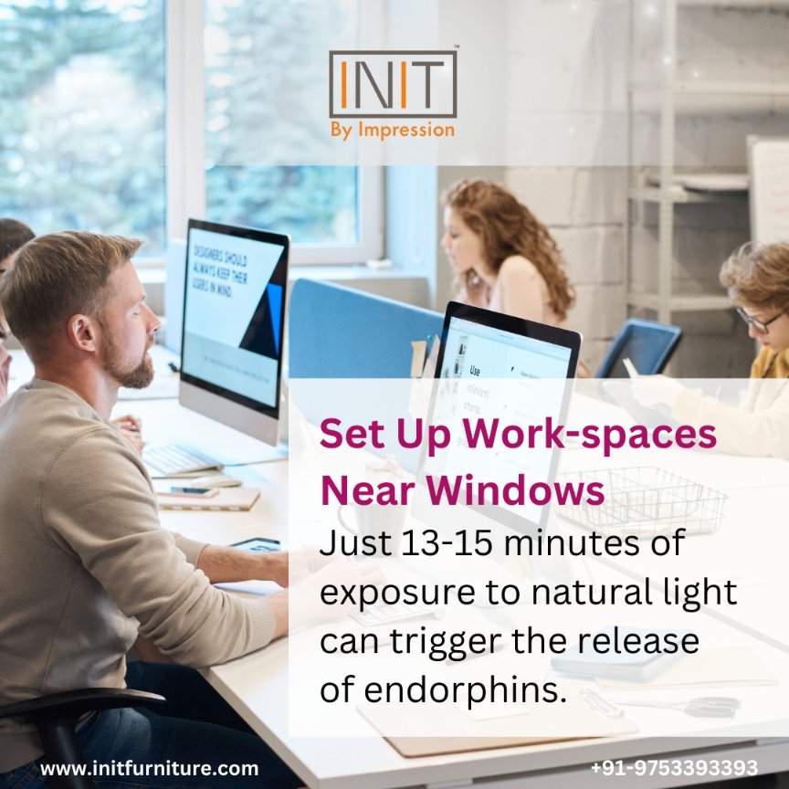 InitFurniture's tweet photo. Does nature help design your workplace? Tell us in the comments below.
#interiordesign #furnituredesign #work #design #solution
#tips #natural #light #plantsmakepeoplehappy #GreeneryChallenge #init #initindia https://t.co/Emy3ElQ8oZ