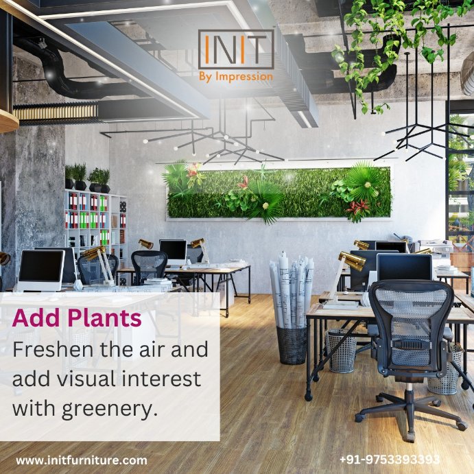 InitFurniture's tweet photo. Does nature help design your workplace? Tell us in the comments below.
#interiordesign #furnituredesign #work #design #solution
#tips #natural #light #plantsmakepeoplehappy #GreeneryChallenge #init #initindia https://t.co/Emy3ElQ8oZ