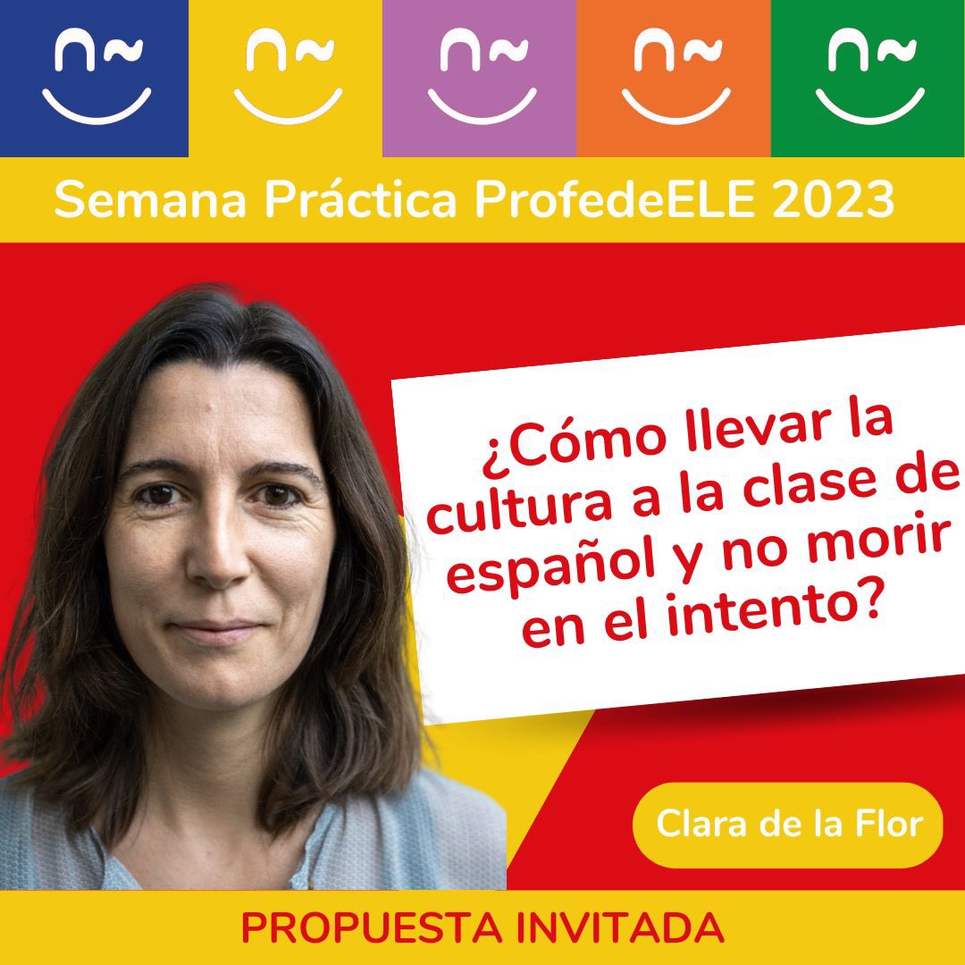 pyc_revista's tweet image. Hoy a las 19:30 UTC en la Semana Practica de @profedeele @profedeeleRT Este es el programa completo, desde el lunes hasta el sábado. 

semanapractica.profedeele.es/programa-2023/
#learnspanish #profesdeespañol #spanishteachers #alevels