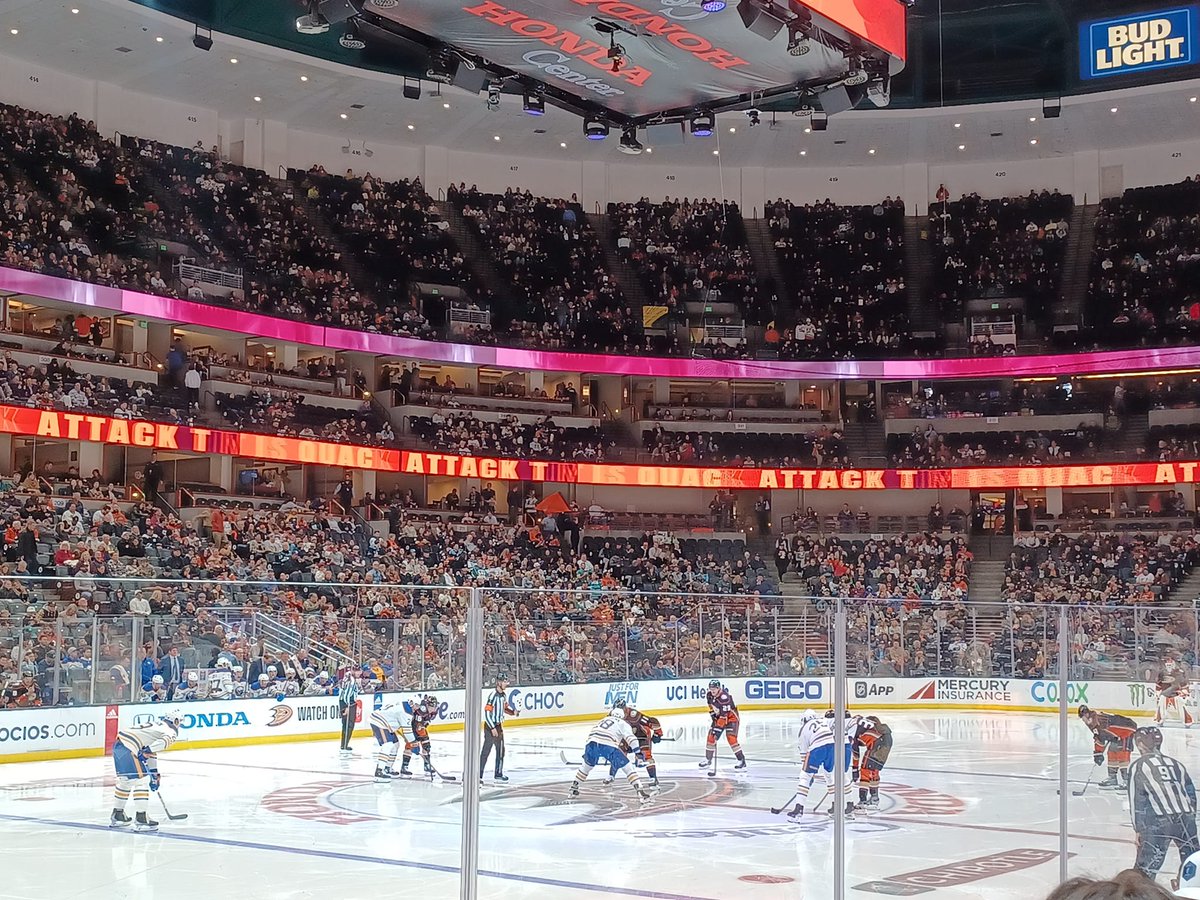 JohnMasiulionis's tweet photo. For the first time in over 15 years... 😯

And for my friends &amp; neighbors back home in #Buffalo. 🤗

#LetsGoBuffalo. 💙🏒💛 

#BufVsANA #SabresAfterDark https://t.co/nsNEw2BRNH