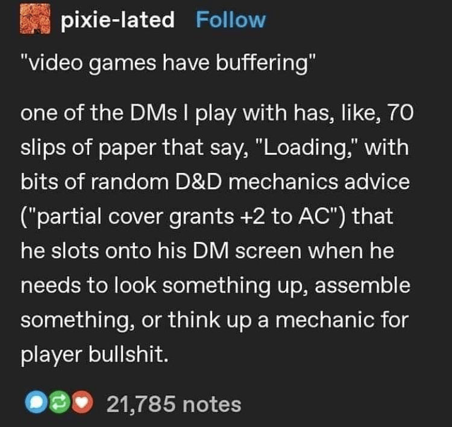 NerdCastle's tweet photo. #DungeonsAndDragons #DnD #NerdCastle #NerdCastleStore #Meme #TTRPG #TableTop  #Boardgames #DM #DungeonMaster #Loading #LoadingScreen https://t.co/8v6UR00Gt9