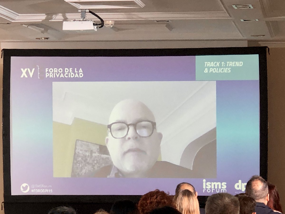 Carlos B Fernández (@carlosbfh) on Twitter photo Hoy estamos en el XV Foro de la Privacidad de <a href="/ISMSForum/">ISMS Forum</a> que inaugura <a href="/Carlos_A_Saiz/">Carlos Alberto Saiz</a>, dando la palabra a <a href="/PaulNemitz/">Paul Nemitz</a> (<a href="/ComisionEuropea/">Comisión Europea en España</a>) para hablar de #InteligenciaArtificial y
#privacy Hoy estamos en el XV Foro de la Privacidad de <a href="/ISMSForum/">ISMS Forum</a> que inaugura <a href="/Carlos_A_Saiz/">Carlos Alberto Saiz</a>, dando la palabra a <a href="/PaulNemitz/">Paul Nemitz</a> (<a href="/ComisionEuropea/">Comisión Europea en España</a>) para hablar de #InteligenciaArtificial y
#privacy