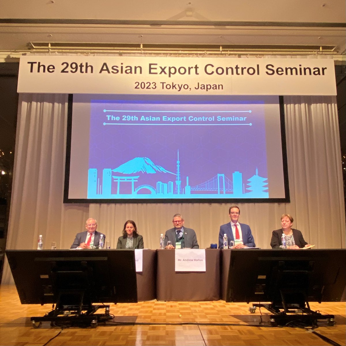 MTCR_Chair's tweet photo. Thank you to the Japanese hosts for the special outreach event at the 29th #Asian Export Control Seminar. Excellent opportunity for presentations by MTCR Expert Group (Co-)Chairs and national contributions on issues relevant to #missile #nonproliferation! https://t.co/Skd6gdGujr