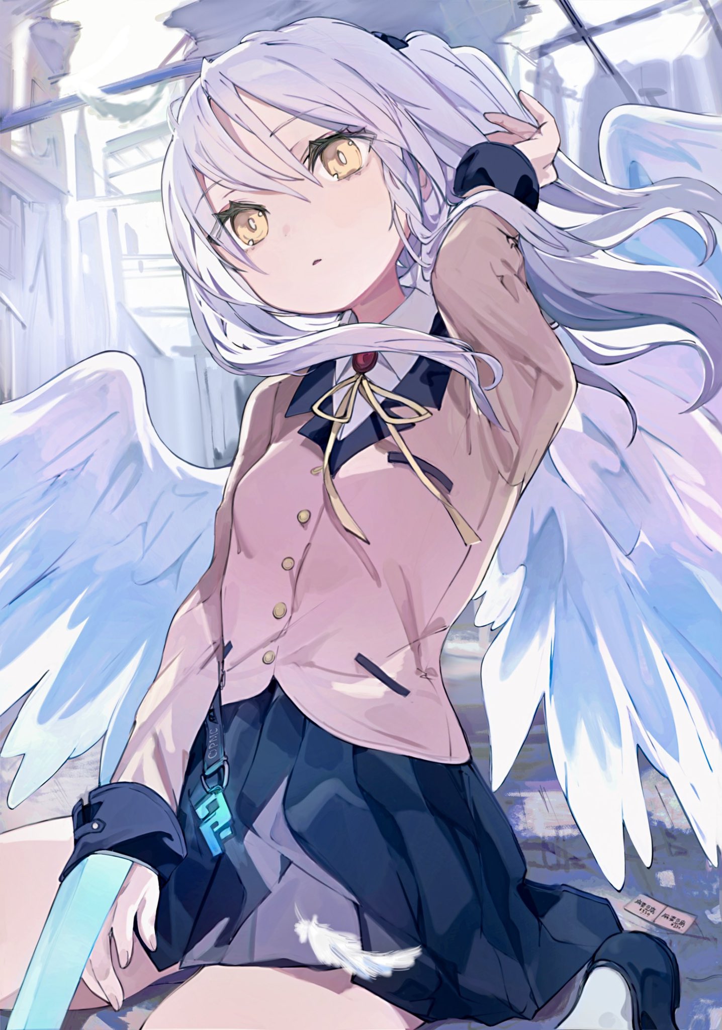 Amazon.co.jp: ヘブンバーンズレッド×Angel Beats ヘブバン 複製