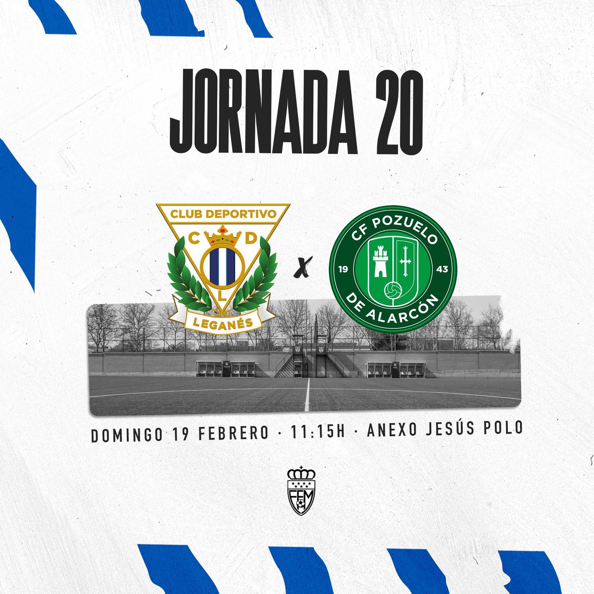 CDLeganes_Fem's tweet photo. ⚽️ Este domingo recibiremos al @PozuFem (11:15h) en el Anexo Jesús Polo en la 20ª jornada del Grupo 1 de Preferente.

💪 ¡Queremos la 6ª victoria consecutiva! 

#LeganésPozuelo #VamosLega 🥒 https://t.co/bFsW1RtJ4s