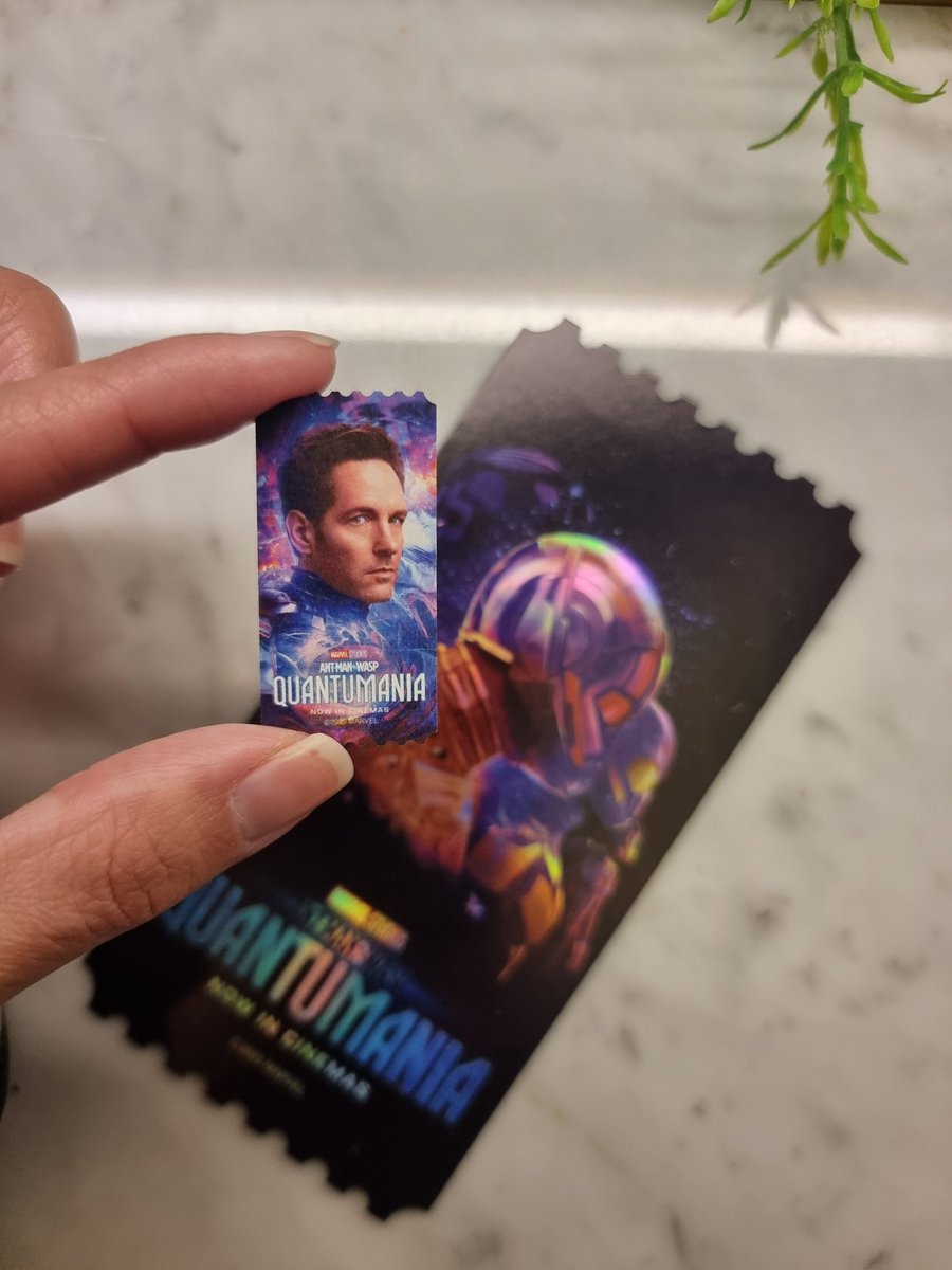 SeoulLexi's tweet photo. How cool are these #AntManAndTheWaspQuantumania tickets?! https://t.co/tWJmGsP6rE