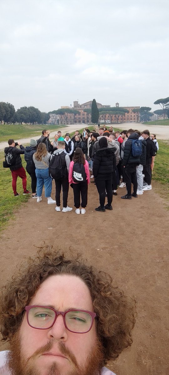 ratoathcollege's tweet photo. #CircusMaximus our first stop this morning and we couldn't resist taking ourselves back to Ancient Rome with some racing of our own! https://t.co/s8xv3KfDGh