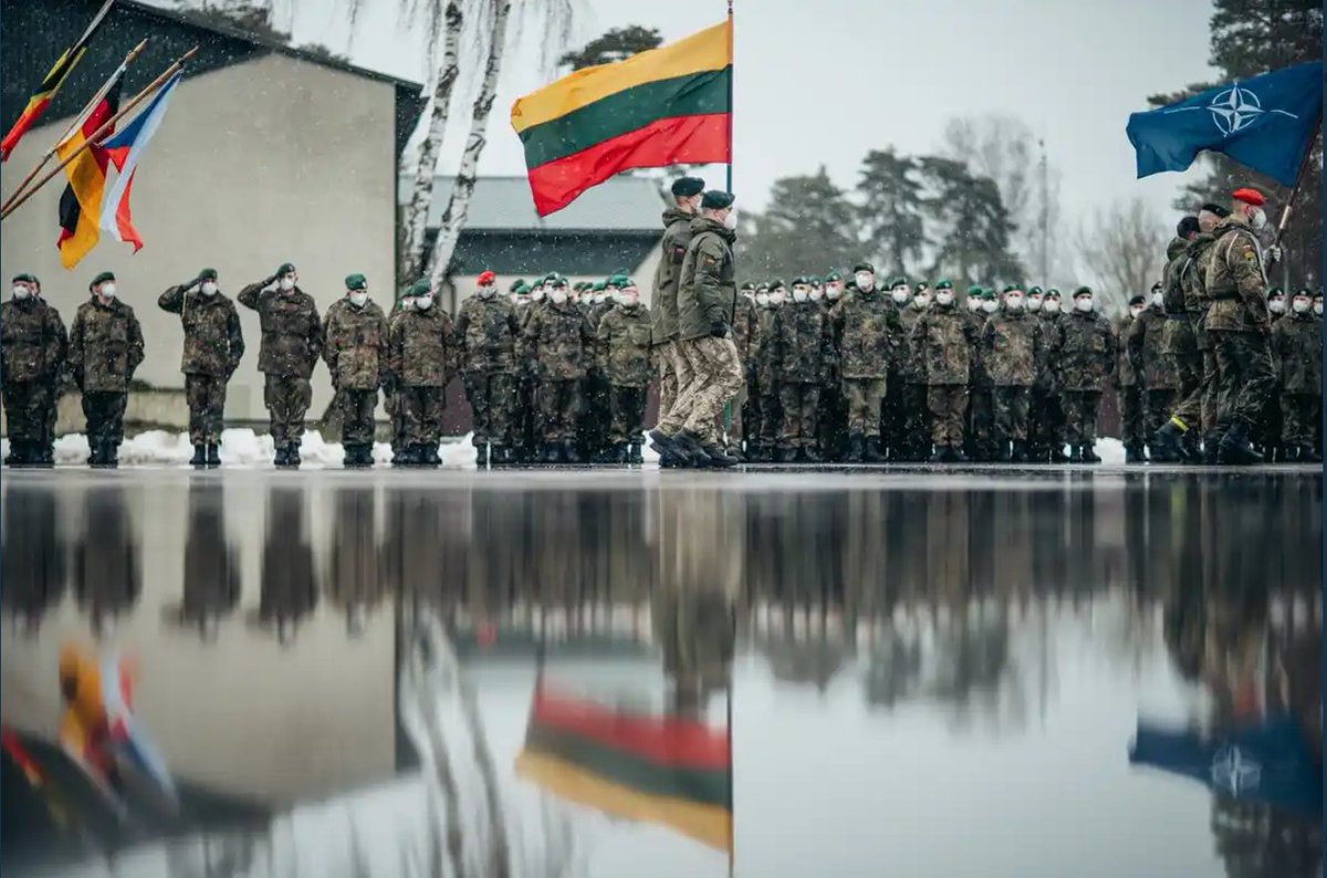 U.S. European Command (@us_eucom) on Twitter photo We congratulate our Baltic <a href="/NATO/">NATO</a> #Ally Lithuania on Restoration of the State Day! We commend #Lithuania on its contributions to strengthening cooperative #security and collective defense in the #Baltic Region.
#StrongerTogether #WeAreNATO #StrongAlliance
<a href="/USNATO/">U.S. Mission to NATO</a> <a href="/USEmbVilnius/">U.S. Embassy Vilnius</a> We congratulate our Baltic <a href="/NATO/">NATO</a> #Ally Lithuania on Restoration of the State Day! We commend #Lithuania on its contributions to strengthening cooperative #security and collective defense in the #Baltic Region.
#StrongerTogether #WeAreNATO #StrongAlliance
<a href="/USNATO/">U.S. Mission to NATO</a> <a href="/USEmbVilnius/">U.S. Embassy Vilnius</a>