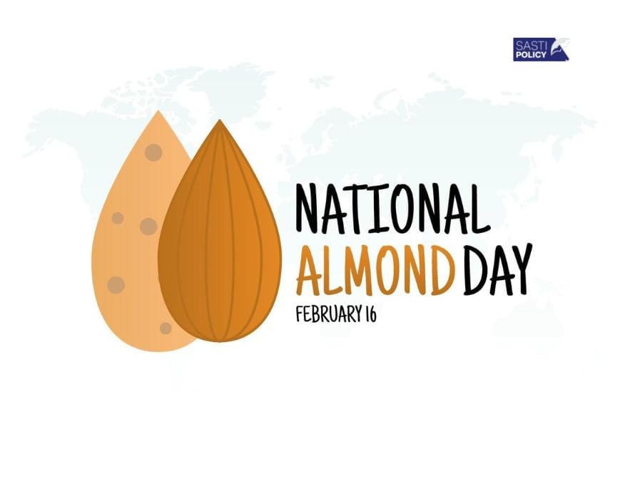sastipolicy's tweet photo. National Almond Day on February 16th celebrates the nutritious and versatile nut that's a great source of protein, fiber, healthy fats, and vitamins.

#AlmondDay #NationalAlmondDay #nutrishilp #almond #healthyfood #food #chocolate #vegan  #national #Almonds #SastiPolicy https://t.co/5BwbmZHtDD