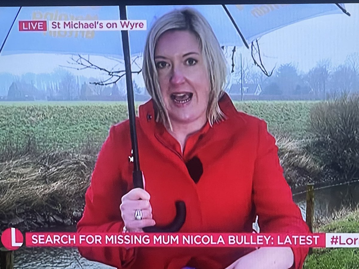 What is ITV’s obsession with sending this poor woman to the bench and river that Nicola Bulley was allegedly last at? I’m surprised this presenter hasn’t got hypothermia thanks to the evil Lorraine Kelly #Lorraine #PayYourTaxes