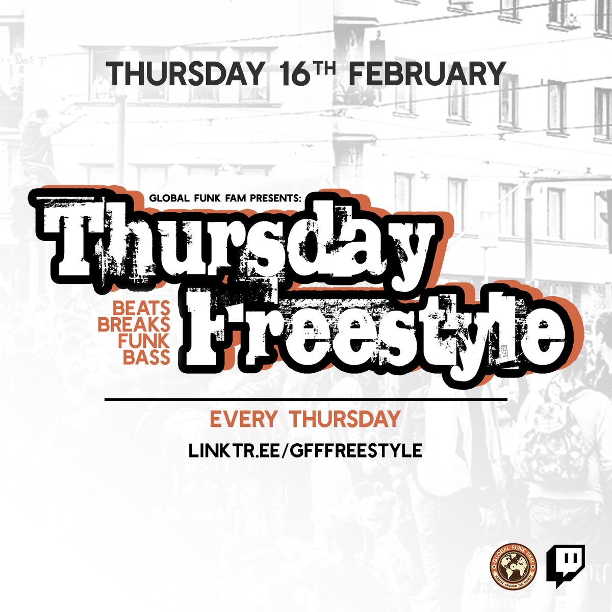 DjCandyman's tweet image. It’s time for the @globalfunkfam Thursday Freestyle and it’s a great selection of legends this week coming at you live from the UK, Canada and Spain. Also I have some big fluffy news coming later #twitchstreamer #gff