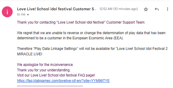 Even with my payment history including attached screenshots and a receipt of my most receipt transaction showing CAD, 

SIF cannot change my play data. 

Disappointed.