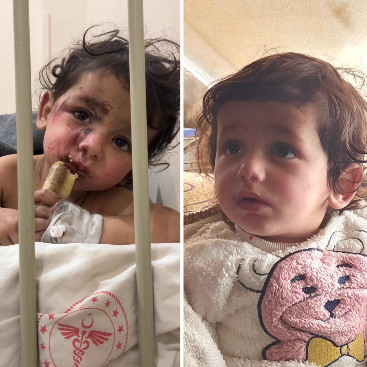 molhamteam's tweet photo. لكل من سأل عن إبراهيم واطمأن.. إبراهيم مع والده في أمان بعد خضوعهم للعلاج اللازم، يعيش الطفل في أمان والده، ويعيش الأب مع براءة طفله! 

دعواتنا لهم أن يخفف مصابهم بفقدانهم لعائلتهم، وأن يكتب لهم أيام في العوض والرحمة.. 

#استجابة_فريق_ملهم
#MolhamTeamEarthquakeResponse https://t.co/QUdtCrwgu6