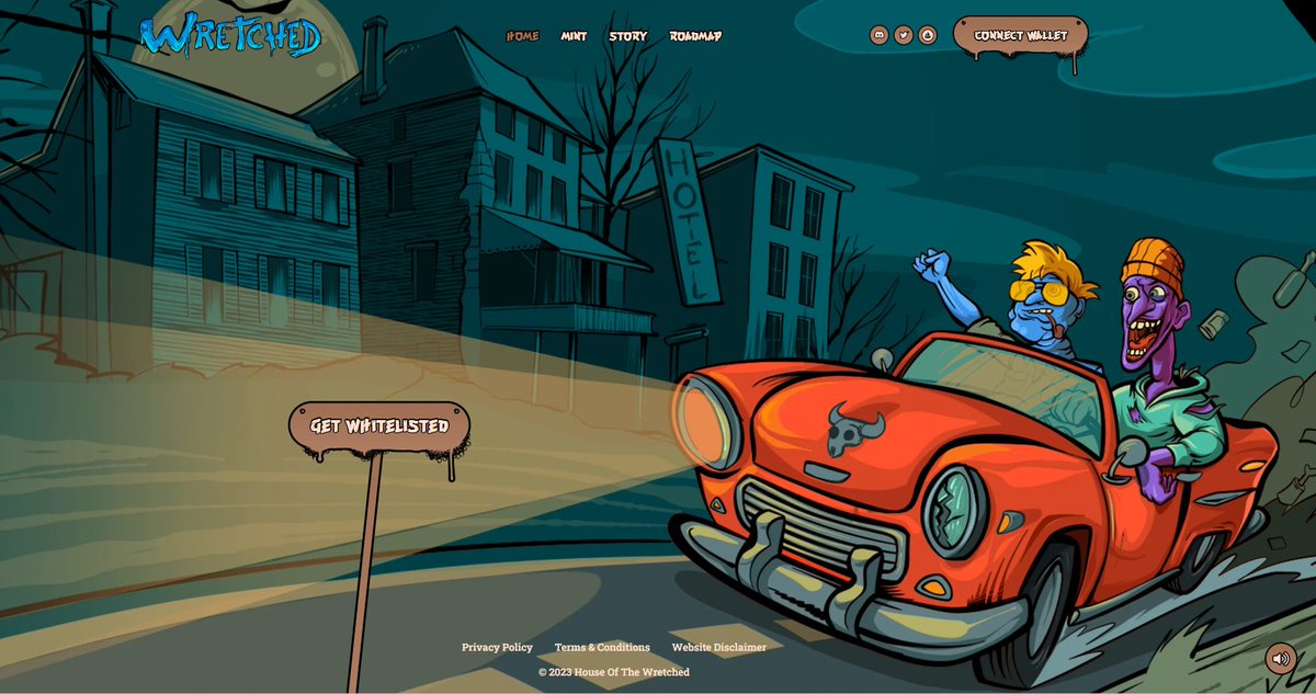 House Of The Wretched official website is now open, go check it out.
Link: houseofthewretched.com

Check our Privacy Policy and Terms &amp; Conditions: houseofthewretched.com/privacy-policy
houseofthewretched.com/terms-and-cond…

Get Whitelist Spot: houseofthewretched.com/get-whitelisted

#NFTGiveaways #NFTCommunity #NFTdrop