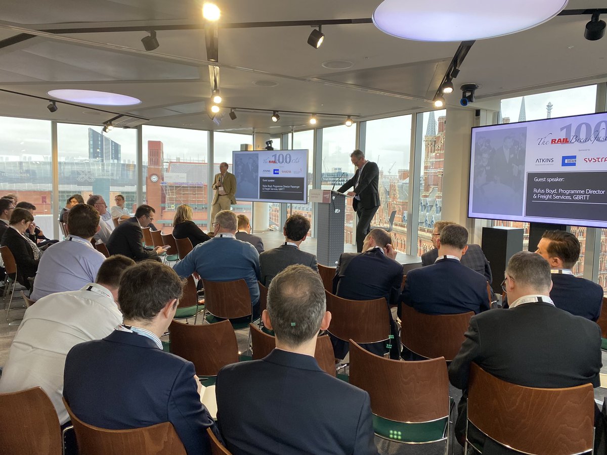 A great morning at the R100 listening to Rufus Boyd #gbrtt #rail100