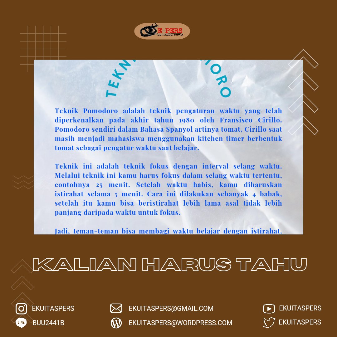 EkuitasPers's tweet photo. [KALIAN HARUS TAHU]

#ekuitaspers
#hancurkanviruskebodohandenganviruskecerdasan https://t.co/ufBsa14ChM