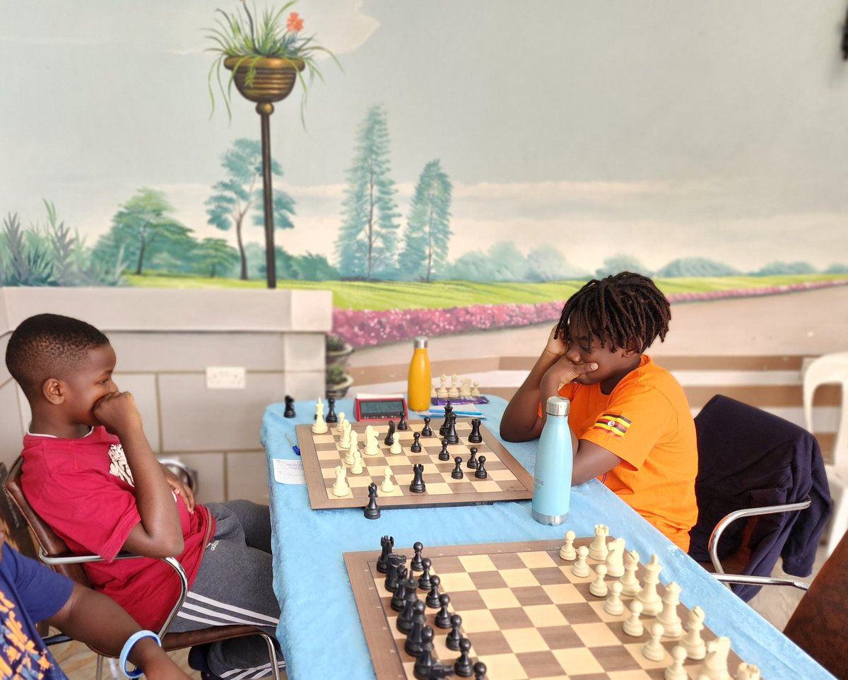 LightHouseUg's tweet photo. Game 9 of 9 #HappeningNow for the World Youth U16 Chess Olympiad 2023 Qualifiers. @LightHouseUg representing. https://t.co/f9K7VGK017