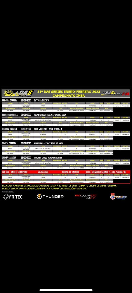 overtake68tv's tweet photo. Buenos días Familia 🥰
Juernes y última jornada @MotorsportDas
Ascensos y descensos al rojo vivo 
Watkims Glen Trazado Largo
Empezamos a las 22:50
Pasate y disfruta
Let's go FUN
https://t.co/IiVfcAXwj8 https://t.co/26KW3EEsR5