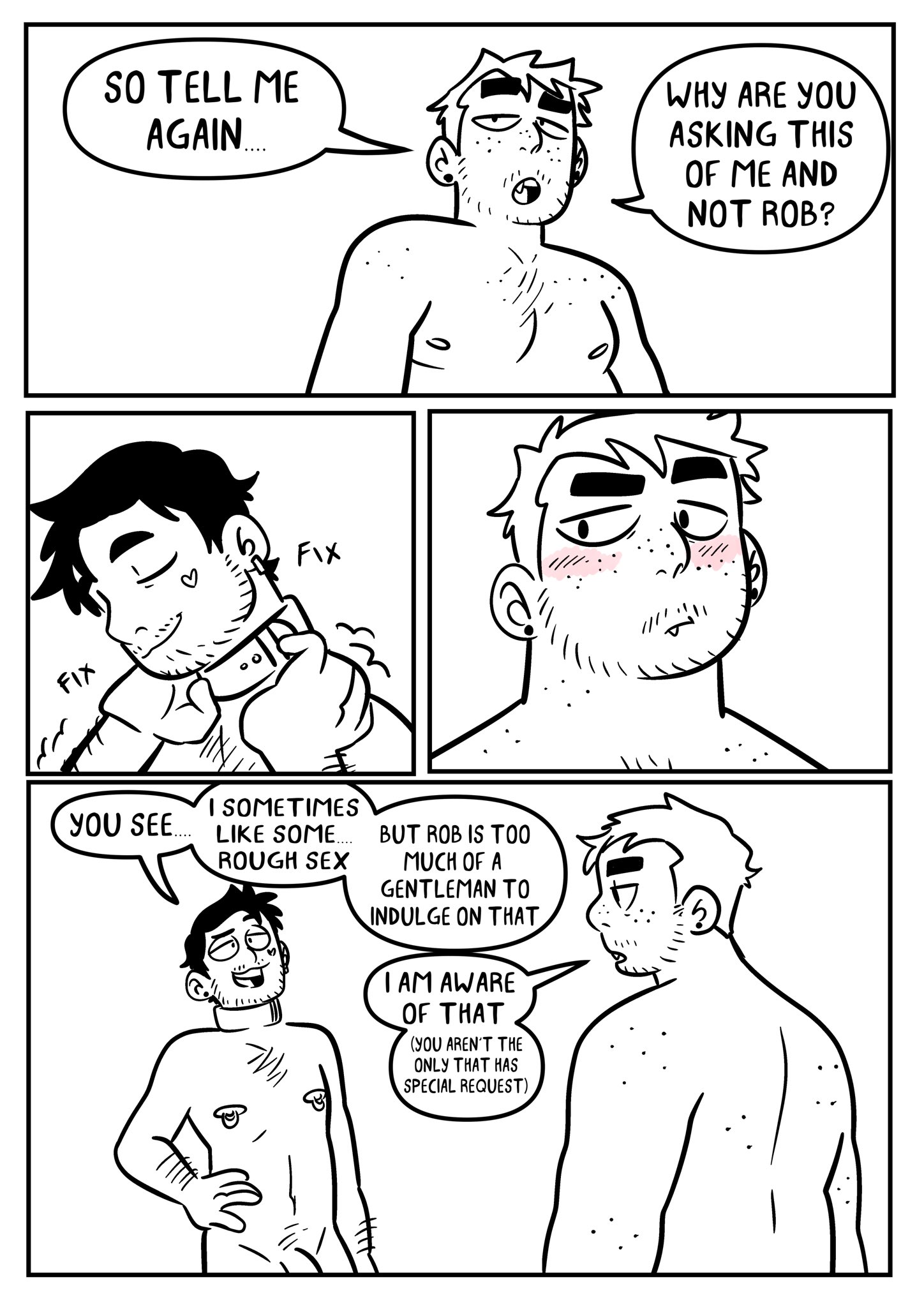 sexualizing man!! on X: Spanking: a mini comic PART 1  t.coRbpQ97aTa6  X