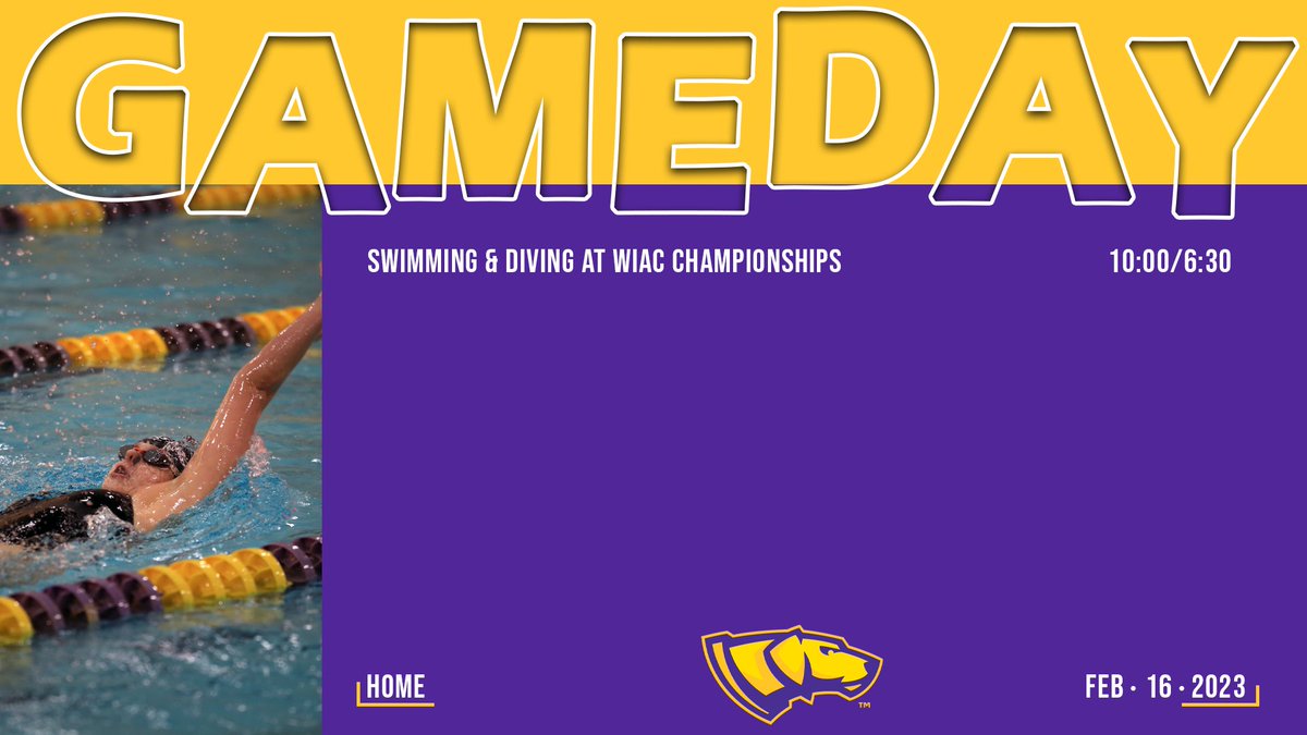 UWSPAthletics's tweet image. It's day two of the WIAC Championships for @UWSPswimming! #Pointers 
📊📺 - bit.ly/UWSPLive