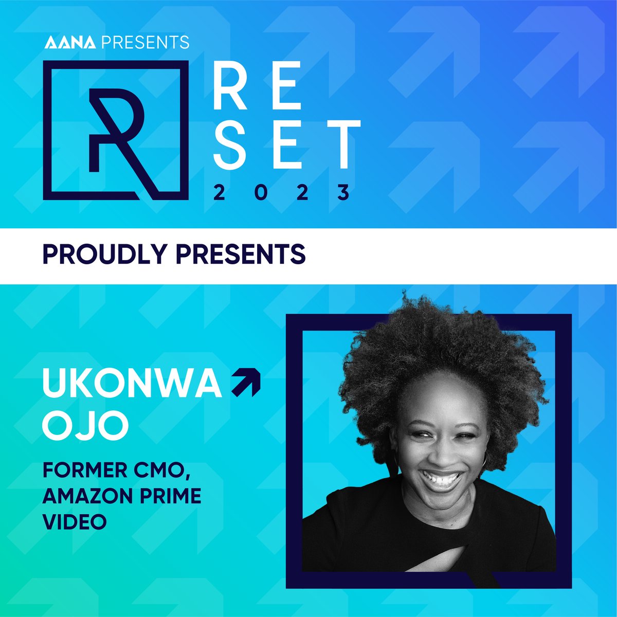 Big news! Global marketing powerhouse @ukonwaojo is joining us at #RESET! Ukonwa will draw on her experience to share exclusively how to combine bravery and humility to drive lasting business impact. Find out more: bit.ly/3EXkhzO
