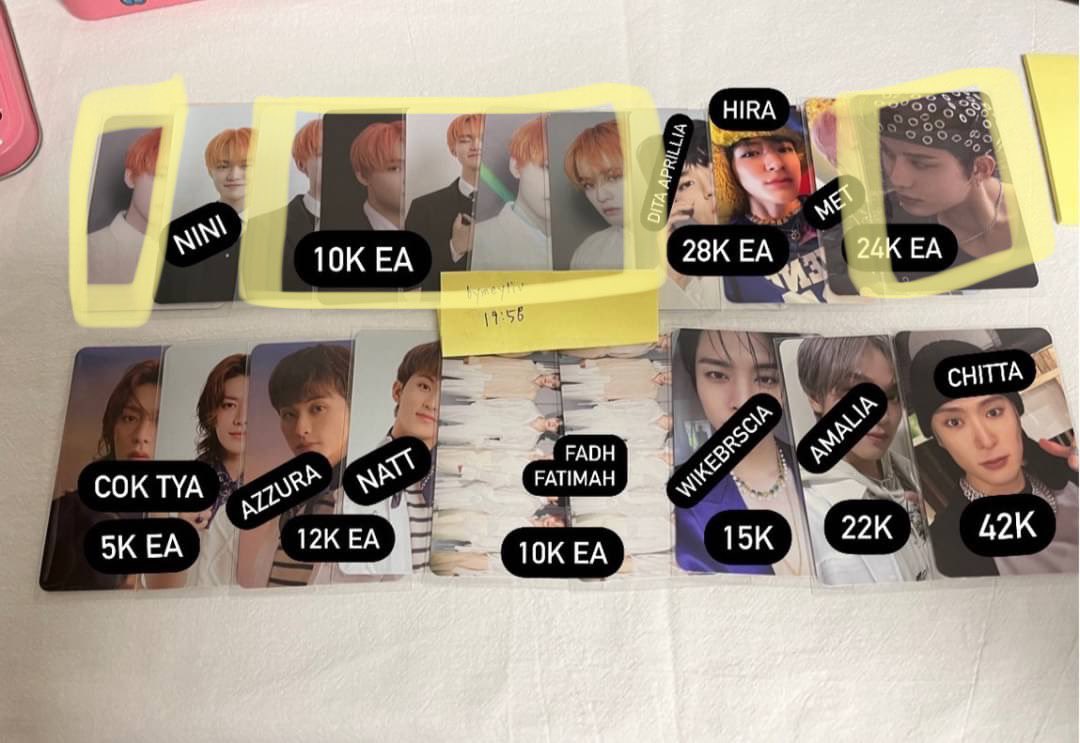 ByMeyLiv's tweet photo. ﾟ✧ wts / want to sell photocard ready kr ;
( rt’s are appreciated ) <3

— aab pc nct doyoung, chenle, renjun, jungwoo, haechan, mark, taeyong 

check testi #jajanbymeyliv , batch 2100+ trusted. dm for details

all bersih kr, take 50k+ (free tax)☁️💚 https://t.co/ZSgsdP8qLa