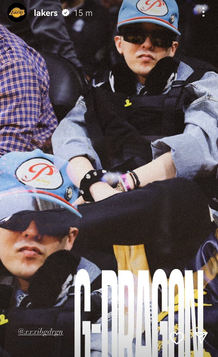 WhiteTamar1's tweet photo. Yeah Lakers, thanks for having #GDRAGON the business mogul in your game @Lakers 😁❤️ https://t.co/UTcDO8KZ26