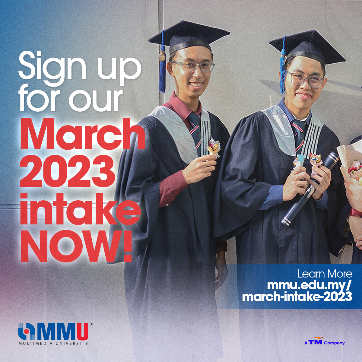 mmumalaysia's tweet photo. Fancy seeing yourself graduating in MMU's graduation robe? π Then join us now for the March intake!
Enquire anything about #mmumalaysia via β‘οΈ https://t.co/kSjCyEQqOb. π€π»π #mmuisyou #mmuplusyou https://t.co/4TDHlibeuM