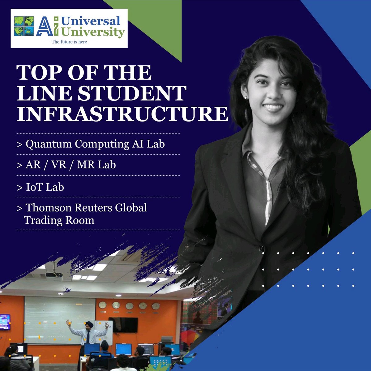 UAiSchoolOfMgmt's tweet photo. Innovative education for the bright future
We believe in providing our students with the best education and resources to succeed in the modern world.
#UBS #AIuniversity #businesseducation #universalbusinessschool #managementstudies #universalaiuniversity #universalai (1/3) https://t.co/qnp2G1mnUZ